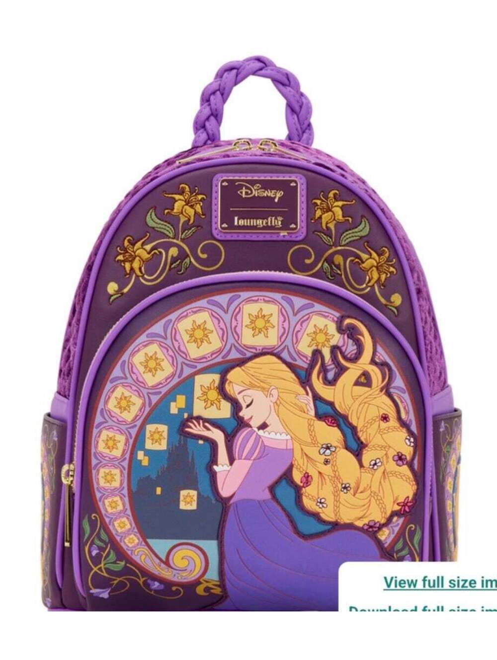Tangled Rapunzel Exclusive Lanterns Quilted Mini Backpack